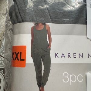 Karen Neuburger Charcoal Women's Jogger Set